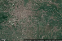 Vue aérienne de Cikalang