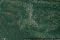 Vue aérienne de Tangkolo