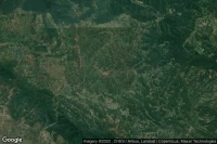 Vue aérienne de Pesahangan