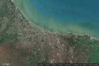 Vue aérienne de Sendangharjo