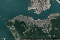 Vue aérienne de Central