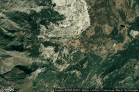Vue aérienne de Qarku i Dibrës
