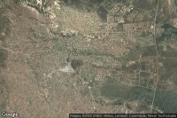 Vue aérienne de Serowe