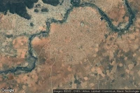 Vue aérienne de Mochudi