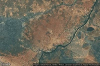 Vue aérienne de Mmathubudukwane