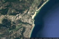 Vue aérienne de Plettenberg Bay