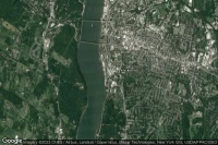 Vue aérienne de Vassar Hospital