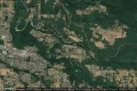 Vue aérienne de Sandy River