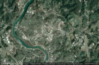 Vue aérienne de West Virginia Univ. Hosp. Inc. Gnd. Pad #2