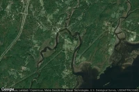 Vue aérienne de Merrymeeting Field