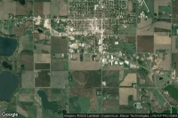 Vue aérienne de Madison Community Hospital