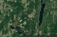 Vue aérienne de Kettle Moraine