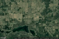 Vue aérienne de Wolf Lake