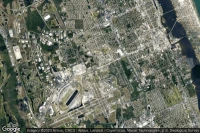 Vue aérienne de Halifax Hospital Medical Center