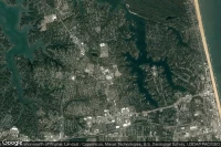 Vue aérienne de Virginia Beach General Hospital