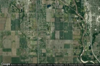 Vue aérienne de Blue Sky Ranch and