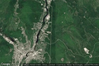 Vue aérienne de Androscoggin Valley Hospital