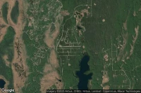 Vue aérienne de Secluded Lake