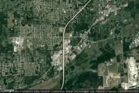 Vue aérienne de The Lutheran Hospital of Indiana Heliport