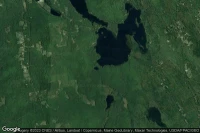 Vue aérienne de Hancock Pond