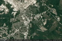 Vue aérienne de Liberty Memorial Hospital