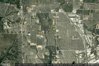 Vue aérienne de Cowden