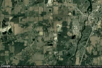 Vue aérienne de Fox River