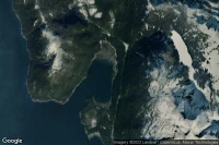 Vue aérienne de Taku Harbor