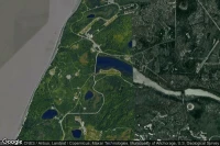 Vue aérienne de Sixmile Lake