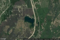 Vue aérienne de Kashwitna Lake