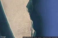 Vue aérienne de Baía dos Tigres Airstrip