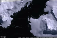 Vue aérienne de González Videla Antarctic Base