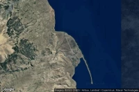 Vue aérienne de Estancia Suyai - Lago Pueyrredon Airstrip