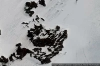 Vue aérienne de Showa Station Skiway