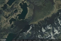 Vue aérienne de Skálavatn