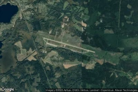 Vue aérienne de Borovtsy Air Base