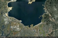 Vue aérienne de Folsom Lake