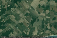 Vue aérienne de RCAF Station Fingal (No. 4 Bombing and Gunnery School)