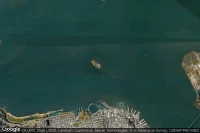 Vue aérienne de Alcatraz