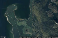 Vue aérienne de Finlay Bay