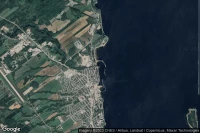 Vue aérienne de Roberval (Air Saguenay)