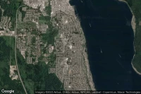 Vue aérienne de Campbell River