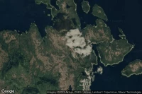 Vue aérienne de Campbell Island