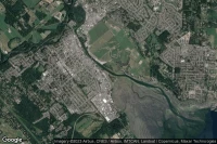 Vue aérienne de Courtenay Airpark