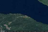 Vue aérienne de Quesnel Lake