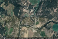 Vue aérienne de Heffley Creek Airstrip