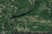 Vue aérienne de Kakabeka Falls