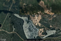 Vue aérienne de Snow Lake