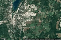 Vue aérienne de Owen Sound (Grey Bruce Health Services)