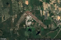 Vue aérienne de Calverton Executive Airpark